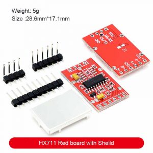 HX711 Red Circuit Board With Sheild