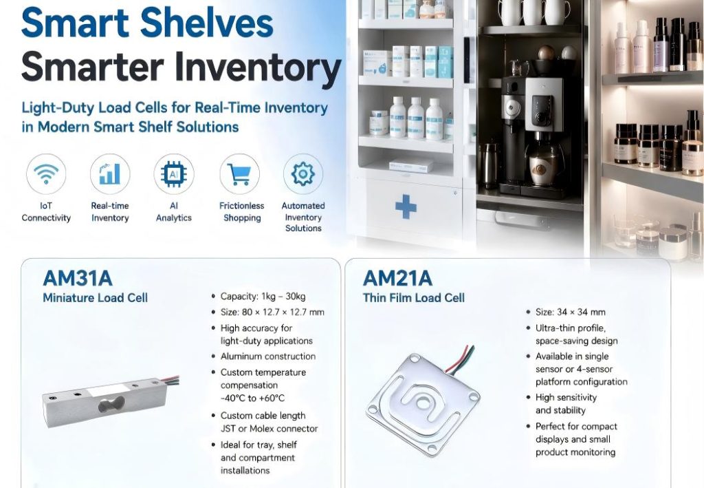 load cell for smart shevles