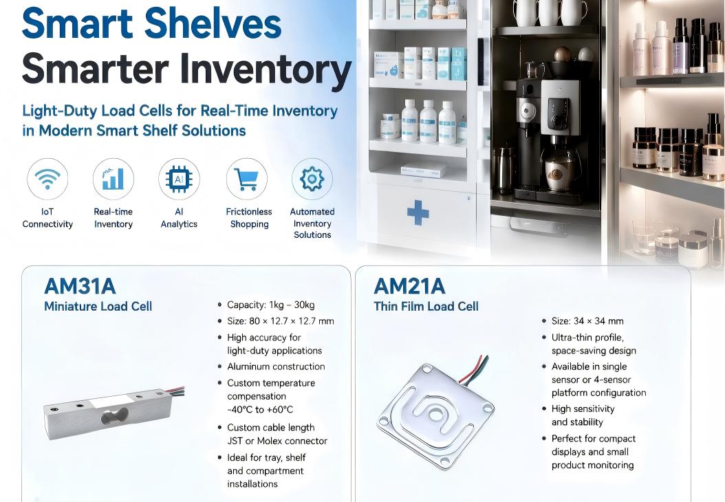 load cell for smart shevles
